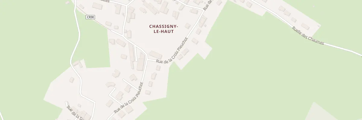 Plan du 22 Rue de la Croix Pieuchot à Avallon