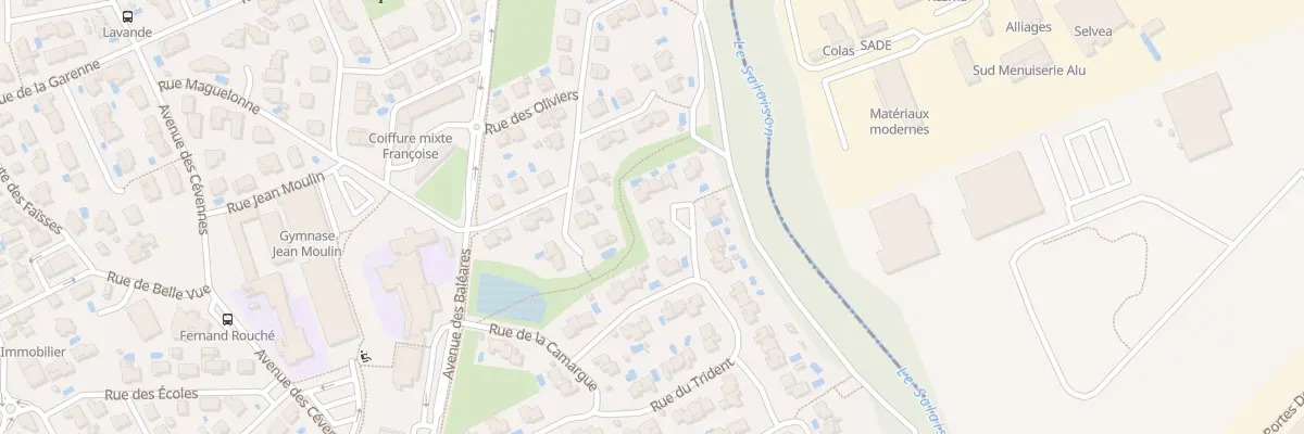 Plan du 13 Rue du Trident au Crès
