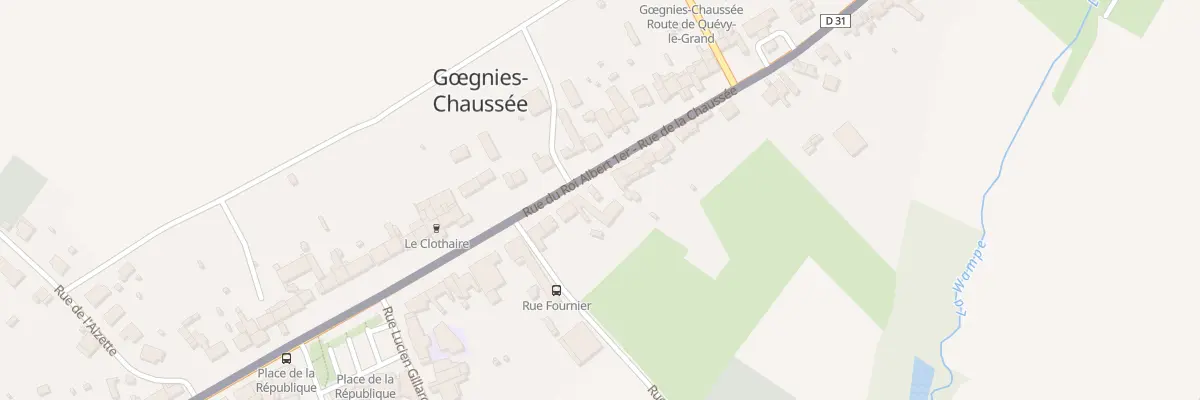 Plan du 8 Rue du Roi Albert 1er à Gognies-Chaussée