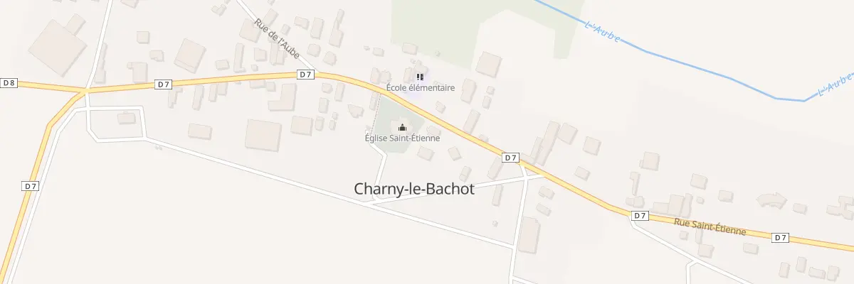 Plan du 47 Rue Saint Etienne à Charny-le-Bachot