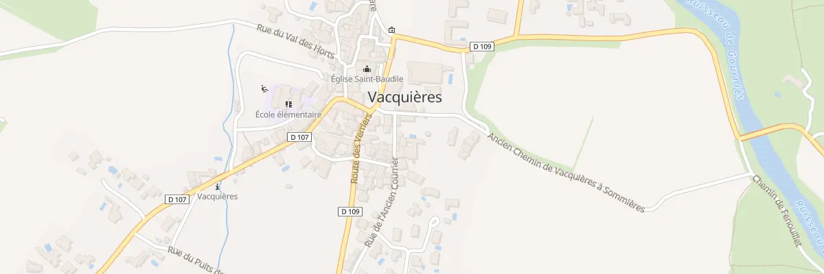 Plan du 5149F Rue de l’Ancien Courrier à Vacquières
