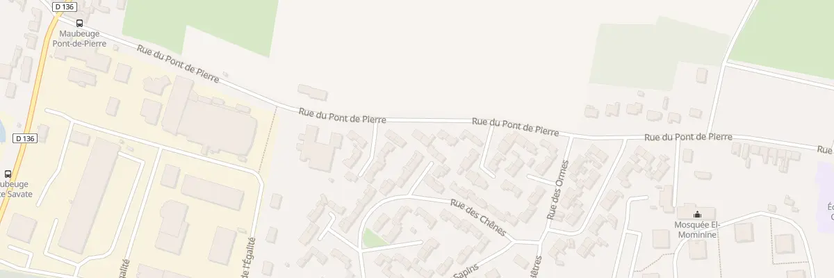 Plan du 241 Rue du Pont de Pierres à Maubeuge