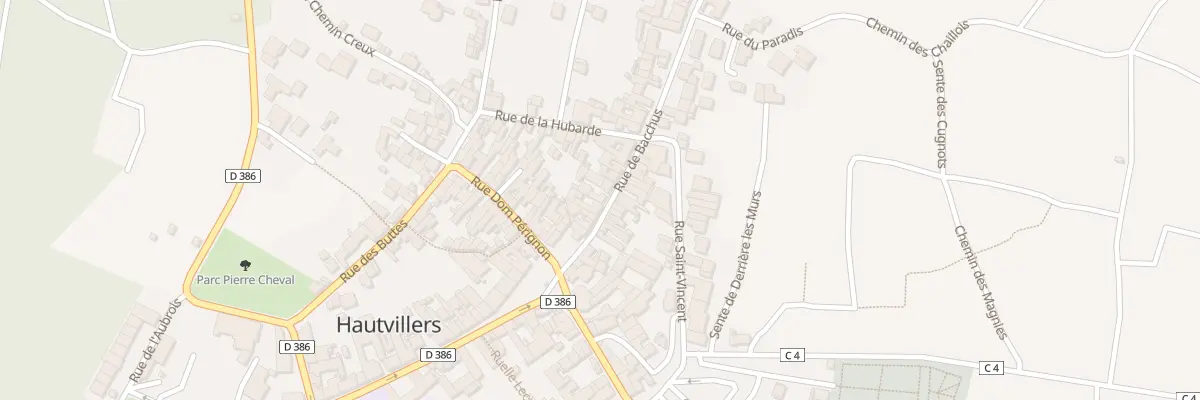 Plan du 41 Rue de Bacchus à Hautvillers