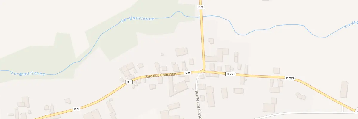 Plan du 37 Rue des Coudriers à Corroy