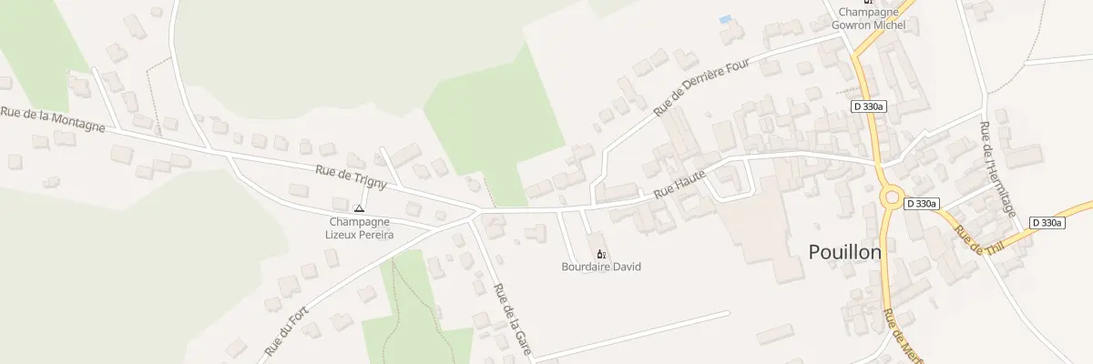 Plan du 46 Rue Haute à Pouillon