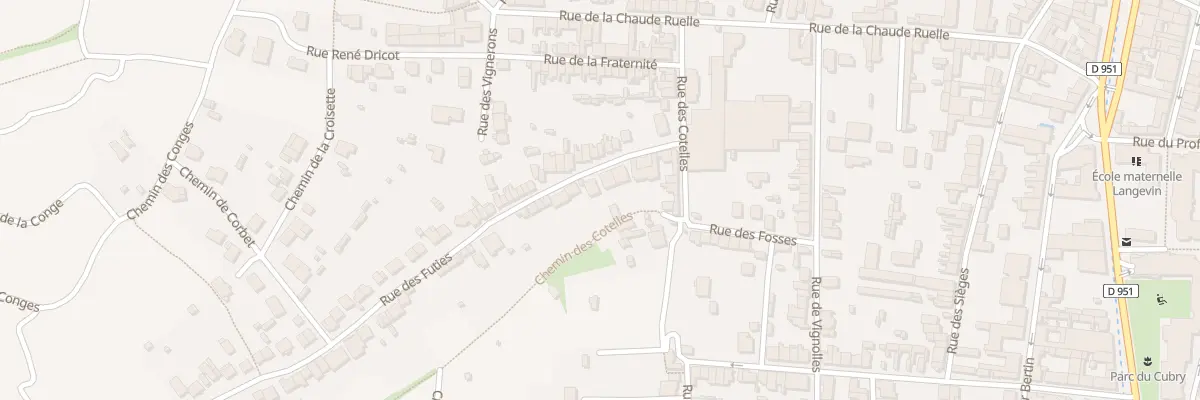 Plan du 11 Rue des Futies à Épernay