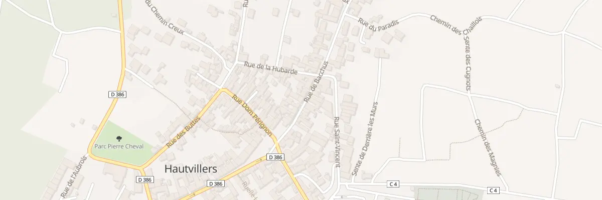 Plan du 45C Rue de Bacchus à Hautvillers