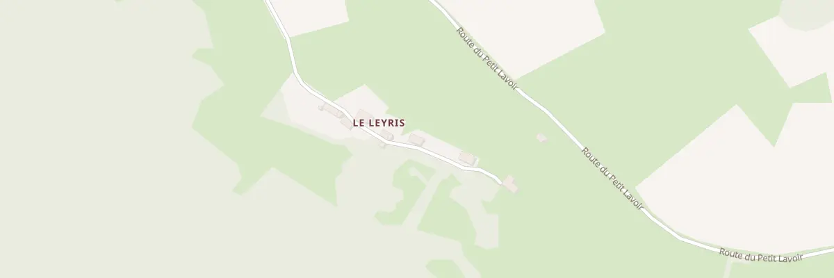 Plan du 1555 Rte du Petit Lavoir à Vielprat