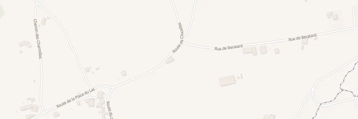 Plan du 597 Rue de Beratard à Saint-Alban-les-Eaux