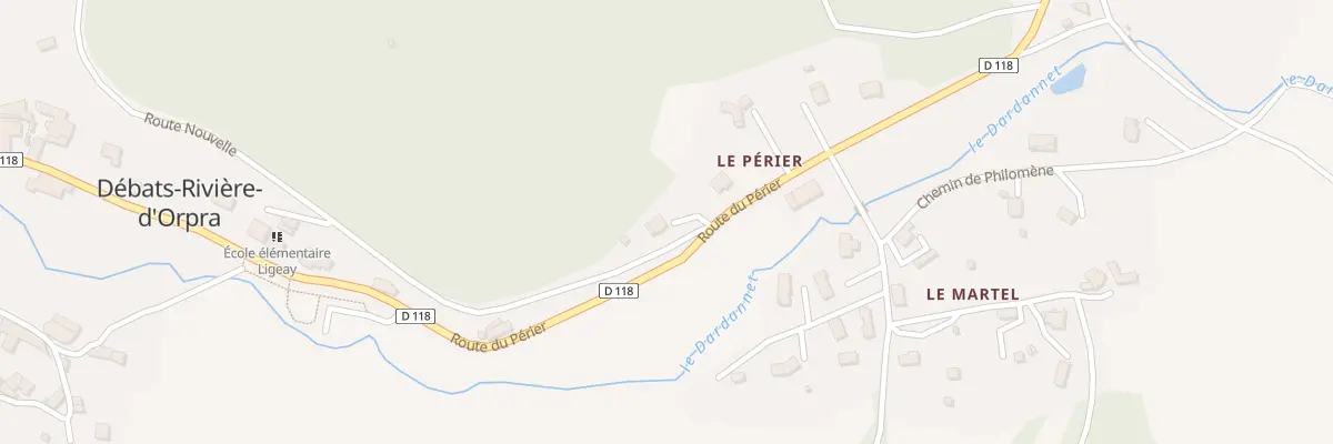Plan du 1346 Rte du Périer à Solore-en-Forez