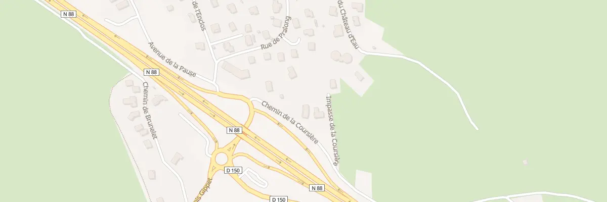 Plan du 6 Che de la Coursière à Saint-Germain-Laprade