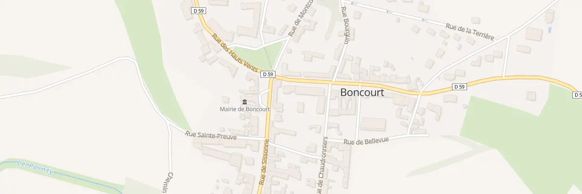 Plan du 2 Rue des Moulins à Boncourt