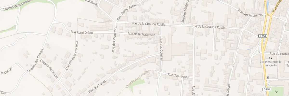 Plan du 12 Rue des Futies à Épernay