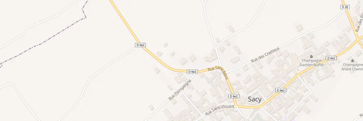 Plan du 20 Rue Saint Remi à Sacy