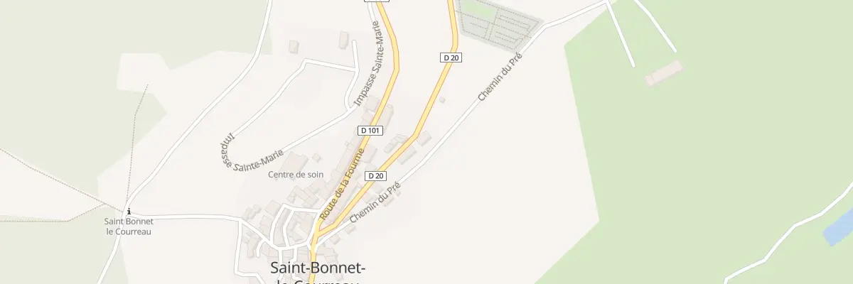 Plan du 168 Rte de la Pelletière à Saint-Bonnet-le-Courreau