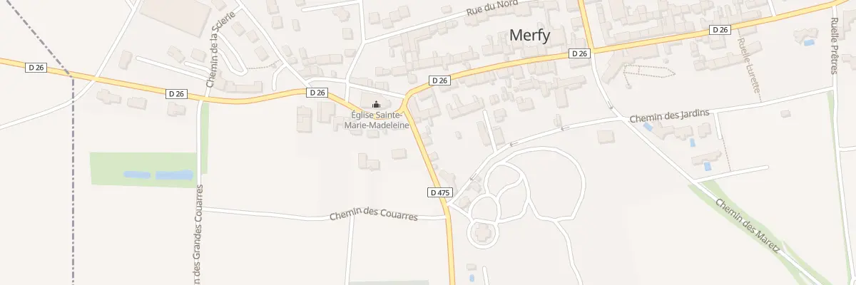 Plan du 5 Rte de Macô à Merfy