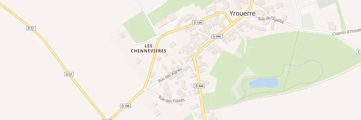 Plan du 4 Rue des Vignes à Yrouerre