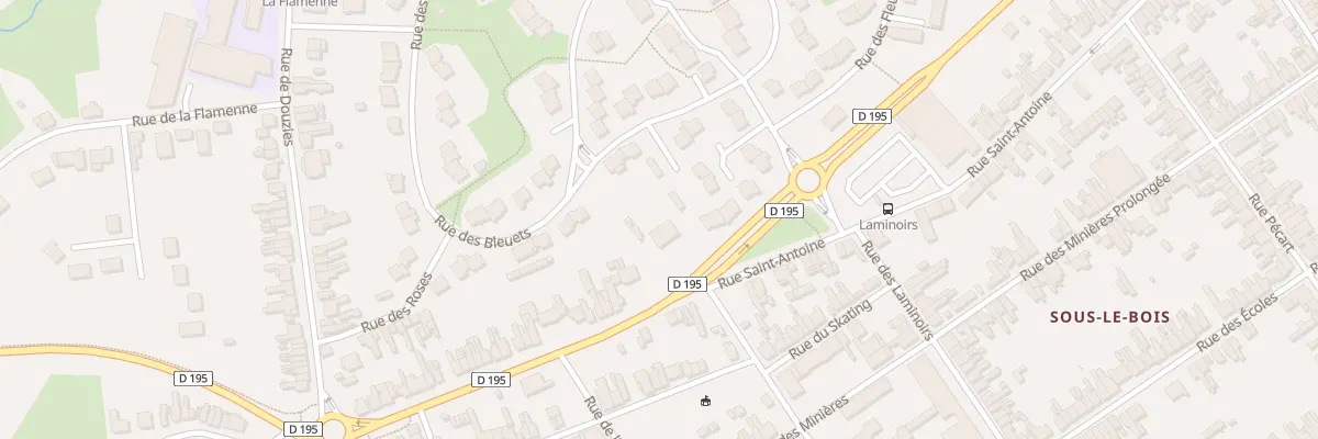 Plan du 20 Rue Ermitage à Maubeuge