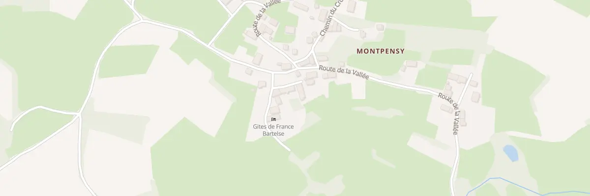 Plan du 6 Che des Sources à Ouroux-en-Morvan