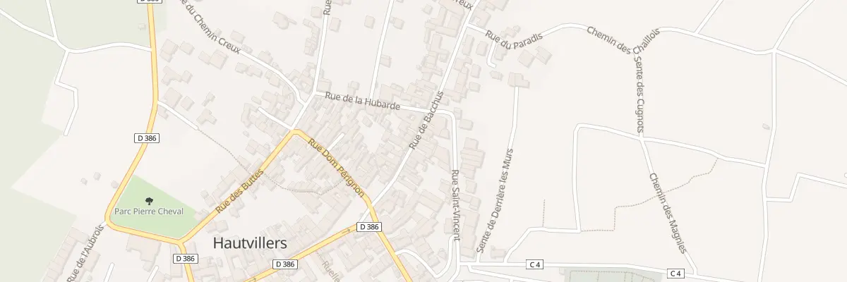 Plan du 64B Rue de Bacchus à Hautvillers