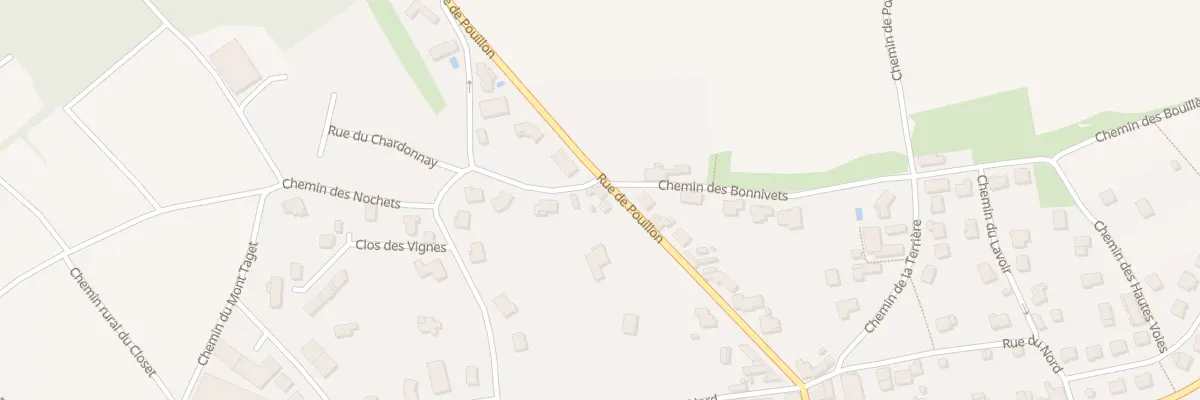 Plan du 22 Rue de Pouillon à Merfy