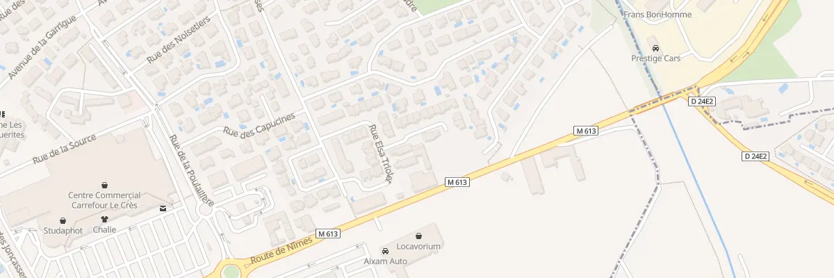 Plan du 29 Rue Elsa Triolet au Crès