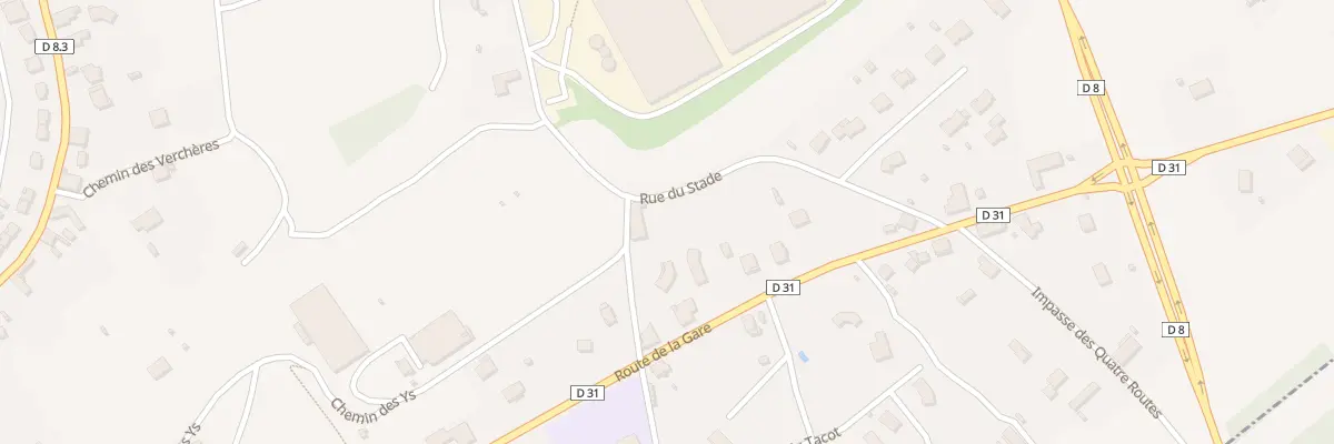Plan du 246 Rue du Stade à Saint-Alban-les-Eaux