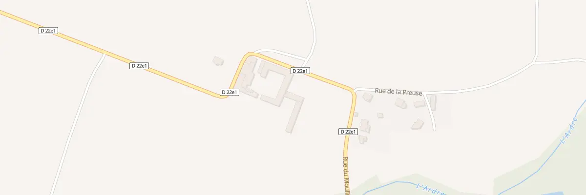 Plan du 7 Rue du Moulin à Courtagnon