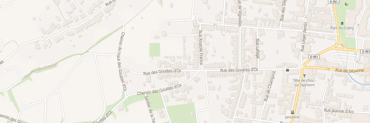 Plan du 32 Rue des Gouttes d’Or à Épernay