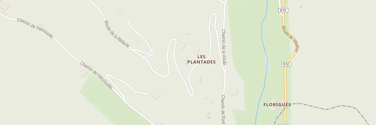 Plan du 5152 Las Plantades à Saint-André-Capcèze