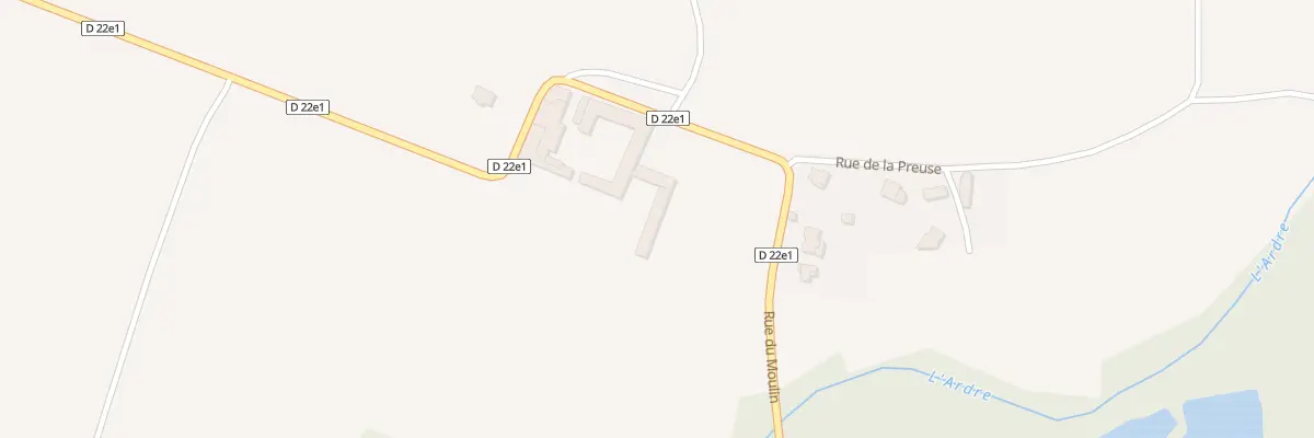 Plan du 11 Rue du Moulin à Courtagnon