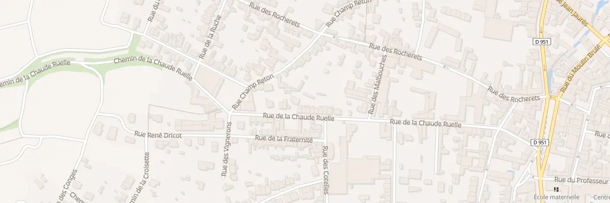 Plan du 42 Rue de la Chaude Ruelle à Épernay