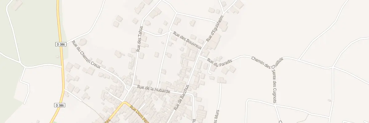 Plan du 167 Rue de Bacchus à Hautvillers
