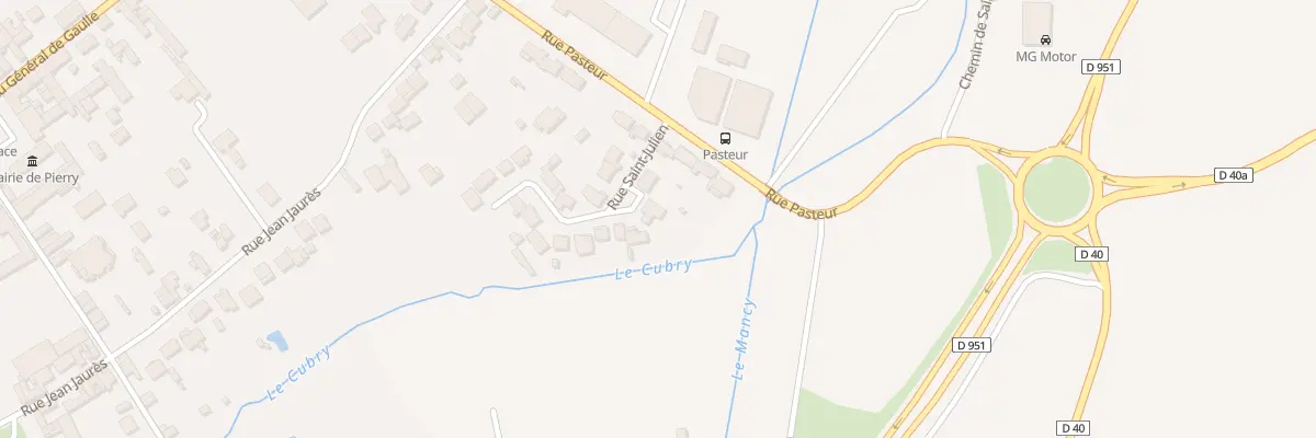 Plan du 3 Rue Saint Julien à Pierry
