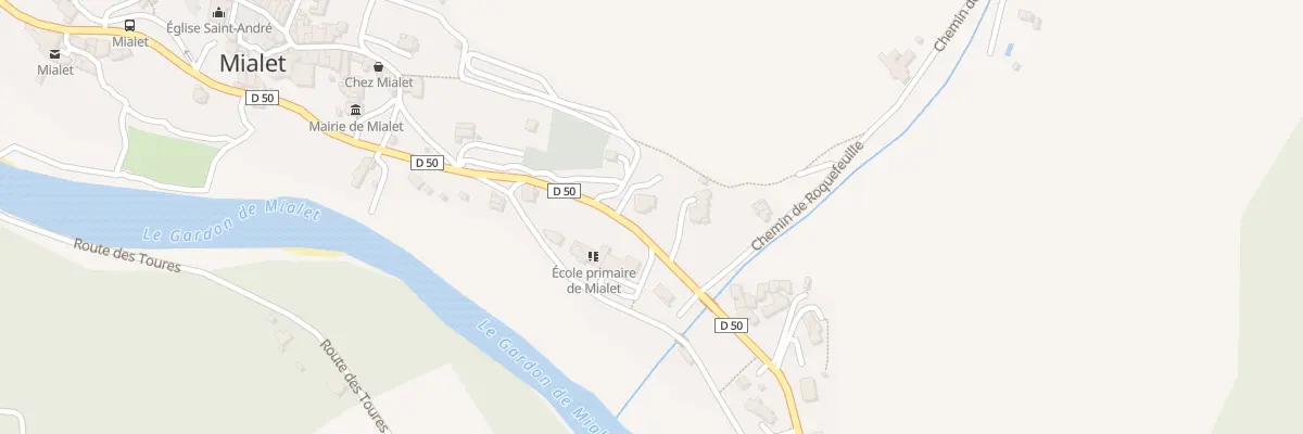 Plan du 211 Rte de Générargues à Mialet