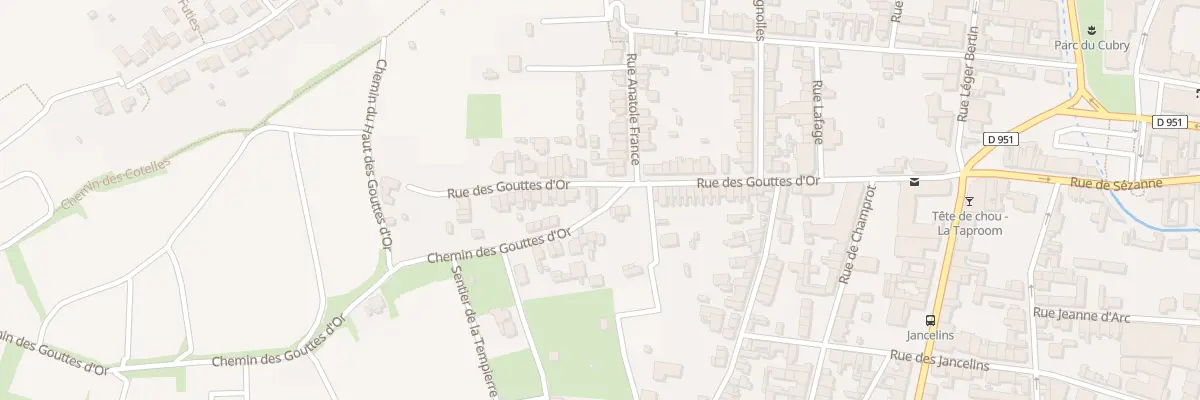 Plan du 39 Rue des Gouttes d’Or à Épernay