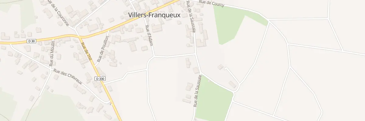 Plan du 14 Rue de la Saussaie à Villers-Franqueux
