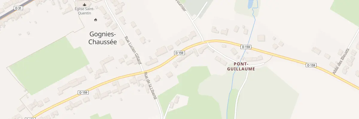Plan du 6 Rue Albert d’Hendecourt à Gognies-Chaussée