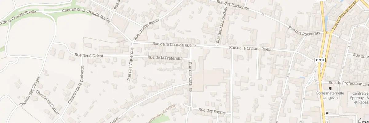 Plan du 8 Rue des Cotelles à Épernay