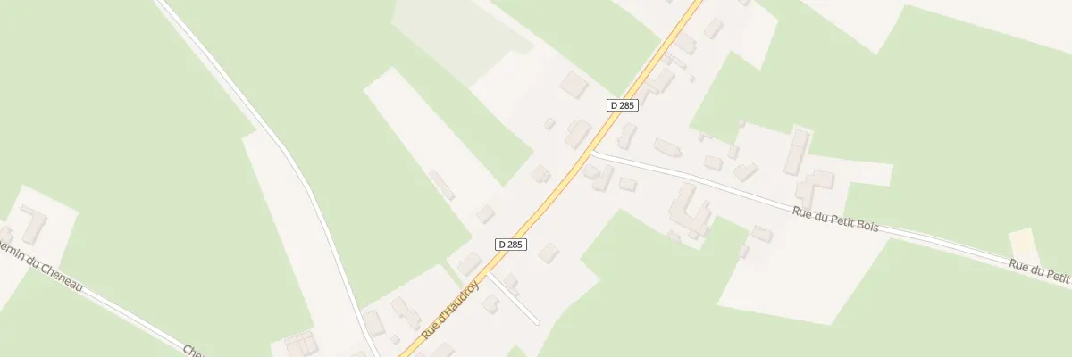 Plan du 13 Rue d’Haudroy à La Flamengrie