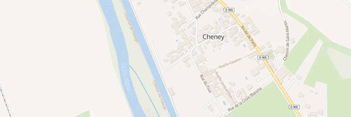 Plan du 26 Rue du Milieu à Cheney