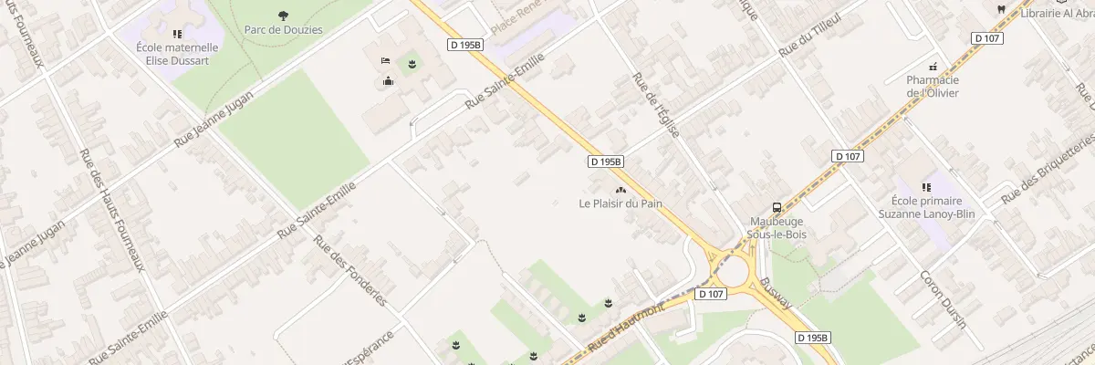 Plan du 37 Rue de Douzies à Maubeuge