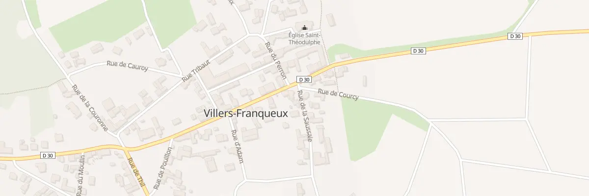Plan du 2 Rue de la Saussaie à Villers-Franqueux