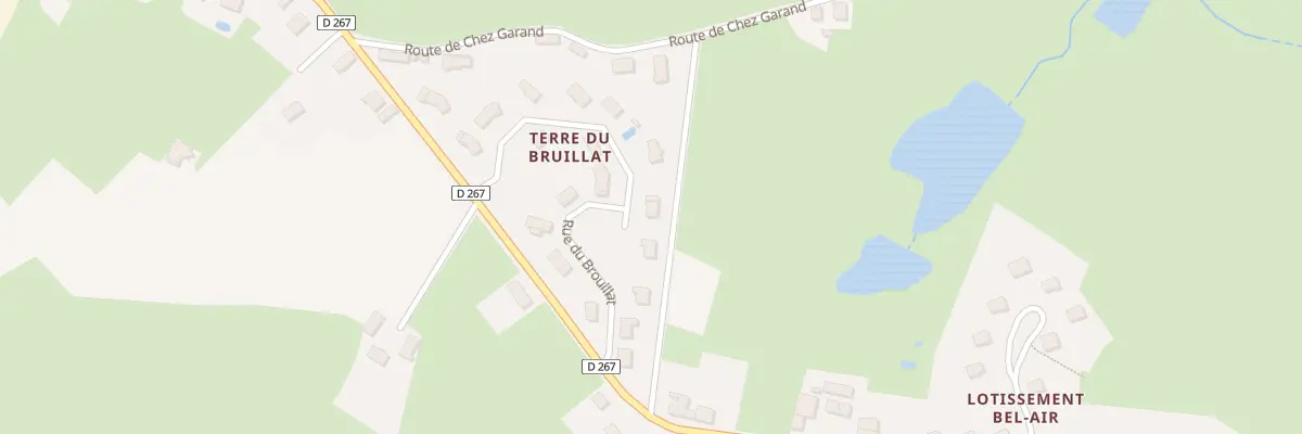 Plan du 13 Rue du Brouillat à Neuvy-Grandchamp