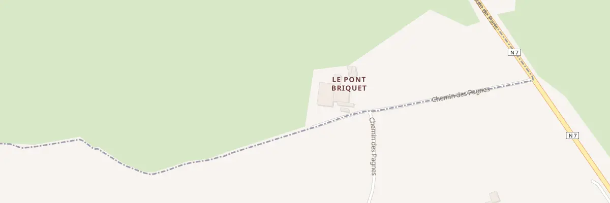 Plan du 276 Rte du Pont Briquet à Saint-Forgeux-Lespinasse