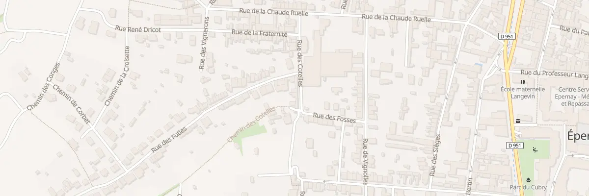 Plan du 26 Rue des Cotelles à Épernay