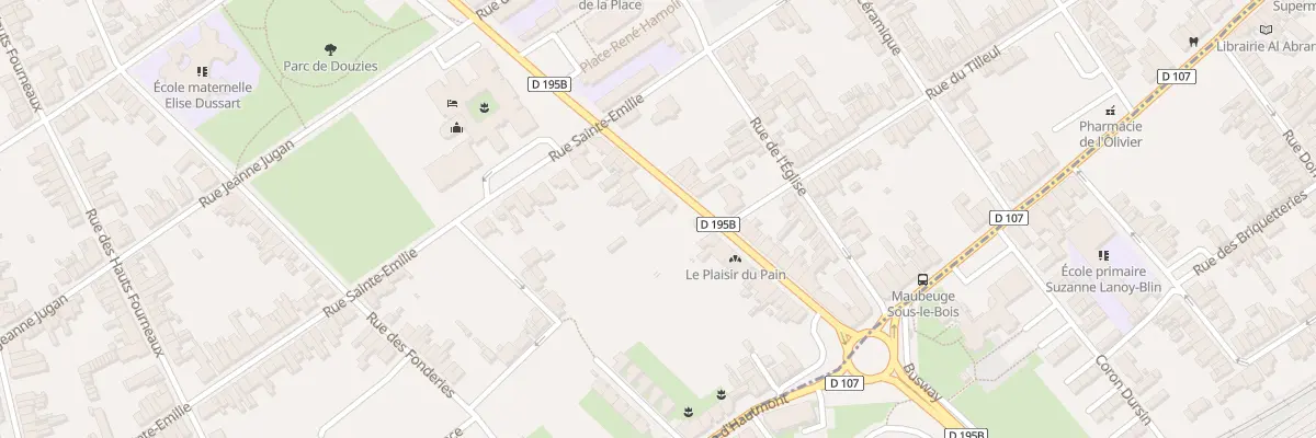 Plan du 41 Rue de Douzies à Maubeuge
