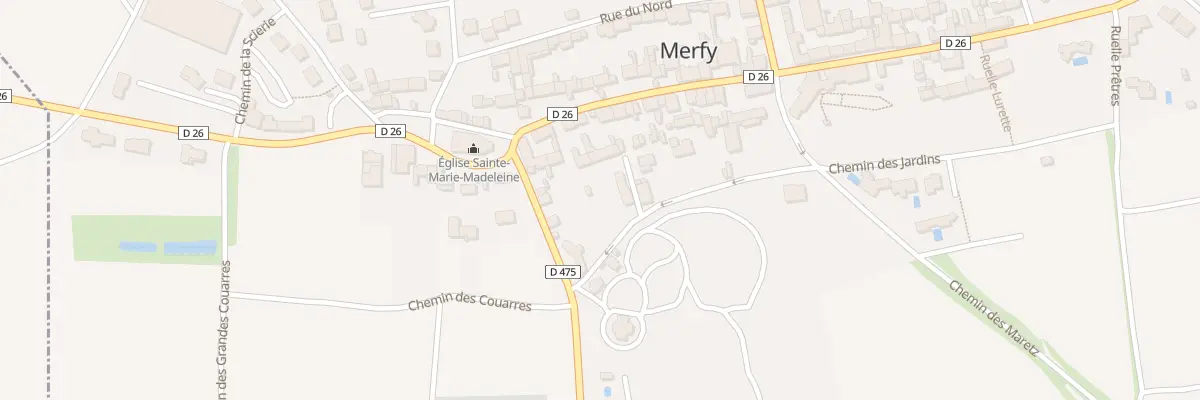 Plan du 4 Rue du Midi à Merfy