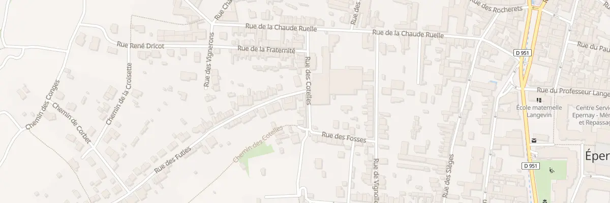 Plan du 22 Rue des Cotelles à Épernay