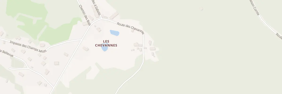 Plan du 28 Rte des Chevannes à Corancy